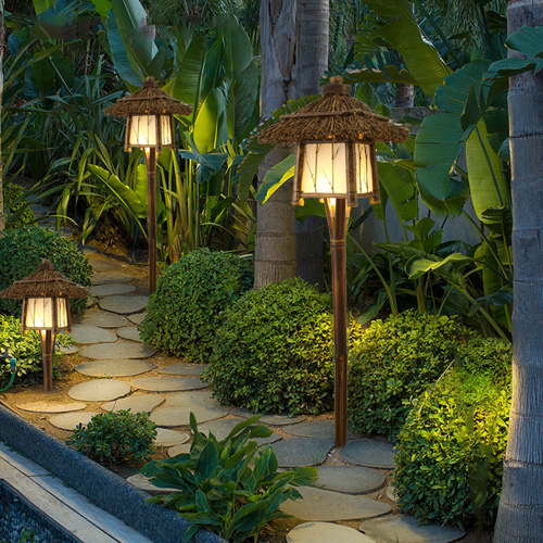 花園別墅戶外燈防水中式草坪燈